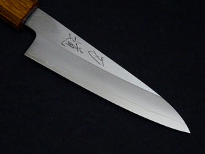 HADO GINSAN PETTY 120MM OAKWOOD HANDLE FORGED BY SATOSHI NAKAGAWA