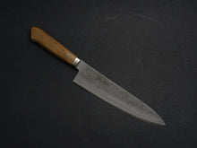 Load image into Gallery viewer, OUL AOGAMI-2 STAINLESS CLAD NASHIJI GYUTO 210MM WALNUT HANDLE

