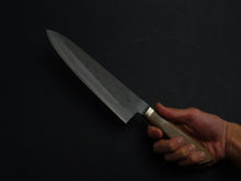 Load image into Gallery viewer, OUL AOGAMI-2 STAINLESS CLAD NASHIJI GYUTO 210MM WALNUT HANDLE

