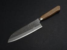Load image into Gallery viewer, OUL AOGAMI-2 STAINLESS CLAD NASHIJI SANTOKU 170MM WALNUT HANDLE
