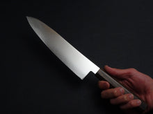 Load image into Gallery viewer, KICHIJI VG-10 33LAYER DAMASCUS GYUTO KNIFE 210MM OCTAGONAL PAKKAWOOD HANDLE
