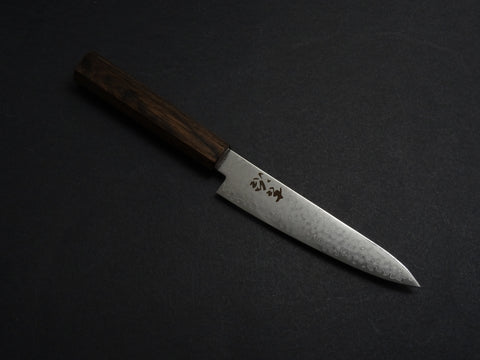 KICHIJI VG-10 33LAYER DAMASCUS PETTY KNIFE 150MM OCTAGONAL PAKKAWOOD HANDLE