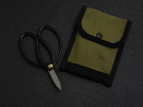 TOYAMA HAMONO OKUBO STAINLESS STEEL MINI SCISSORS WITH CASE