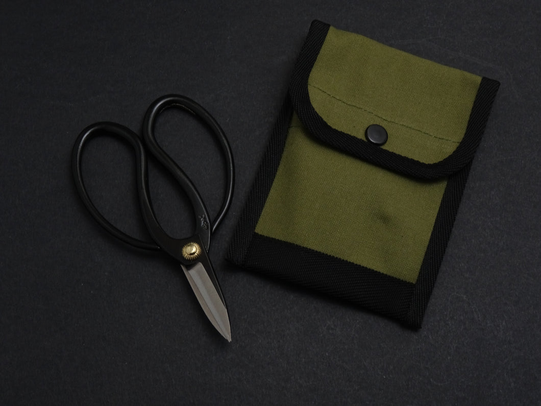 TOYAMA HAMONO OKUBO STAINLESS STEEL MINI SCISSORS WITH CASE