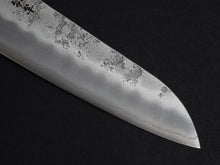 Load image into Gallery viewer, KICHIJI GINSAN NASHIJI SANTOKU KNIFE 180MM BROWN HANDLE
