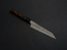 Load image into Gallery viewer, NIGARA AOGAMI SUPER CORE STAINLESS CLAD MIGAKI HAMMERED KIRITSUKE PETTY 150MM
