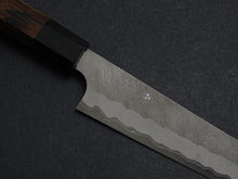 Load image into Gallery viewer, NIGARA AOGAMI SUPER CORE STAINLESS CLAD MIGAKI HAMMERED KIRITSUKE PETTY 150MM
