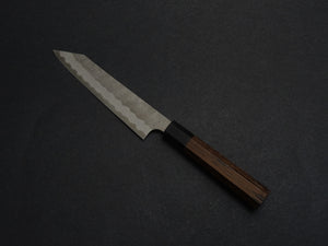 NIGARA AOGAMI SUPER CORE STAINLESS CLAD MIGAKI HAMMERED KIRITSUKE PETTY 150MM