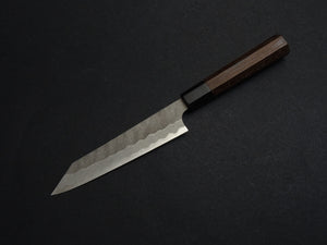 NIGARA AOGAMI SUPER CORE STAINLESS CLAD MIGAKI HAMMERED KIRITSUKE PETTY 150MM
