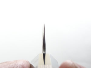 NIGARA AOGAMI SUPER CORE STAINLESS CLAD MIGAKI HAMMERED KIRITSUKE PETTY 150MM