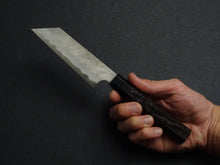 Load image into Gallery viewer, NIGARA AOGAMI SUPER CORE STAINLESS CLAD MIGAKI HAMMERED KIRITSUKE PETTY 120MM
