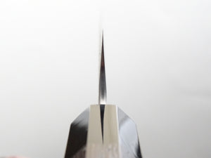 NIGARA AOGAMI SUPER CORE STAINLESS CLAD MIGAKI HAMMERED KIRITSUKE PETTY 120MM