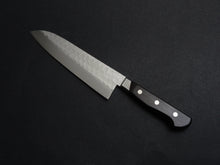 Load image into Gallery viewer, TORATETSU HAMMERED AOGAMI-2 STAINLESS CLAD SANTOKU 180MM
