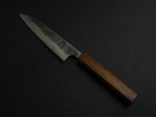 Load image into Gallery viewer, KAWAMURA NASHIJI MIGAKI PETTY 150MM OCTAGONAL BLACK OAKWOOD HANDLE
