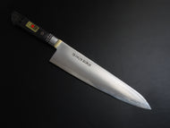 KOGETSU GYUTO 240MM CARBON STEEL / BRASS WELDING BOLSTER