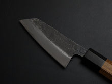 Load image into Gallery viewer, KICHIJI KUROGANE AOGAMI-2 KUROUCHI KO-BUNKA 80MM OCTAGONAL TEAK HANDLE
