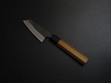 Load image into Gallery viewer, KICHIJI KUROGANE AOGAMI-2 KUROUCHI KO-BUNKA 80MM OCTAGONAL TEAK HANDLE
