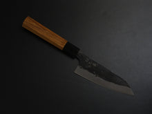 Load image into Gallery viewer, KICHIJI KUROGANE AOGAMI-2 KUROUCHI KO-BUNKA 120MM OCTAGONAL TEAK HANDLE
