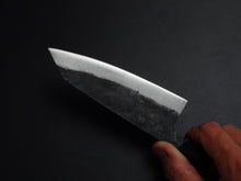 Load image into Gallery viewer, KICHIJI KUROGANE AOGAMI-2 KUROUCHI KO-BUNKA 120MM OCTAGONAL TEAK HANDLE
