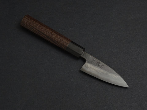 HATSUKOKORO KUMOKAGE AOGAMI-2 KUROUCHI DAMASCUS PARING 80MM OCTAGONAL WENGE HANDLE