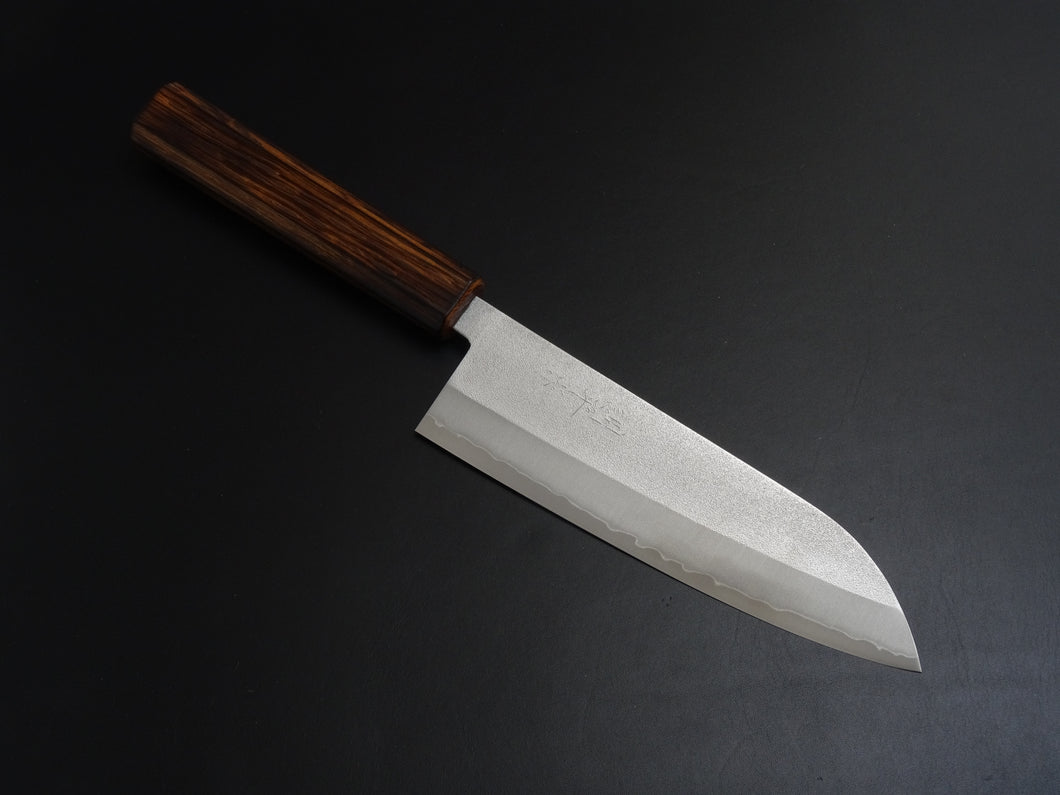 MASUTANI VG-1 GOLD NASHIJI SANTOKU OAK/BAIKOKU HANDLE