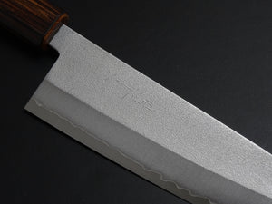 MASUTANI VG-1 GOLD NASHIJI SANTOKU OAK/BAIKOKU HANDLE