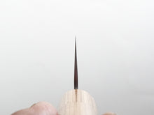 Load image into Gallery viewer, TSUNEHISA SHIROGAMI-2 STAINLESS CLAD HAMMERED GYUTO 180MM CHERRY WOOD HANDLE
