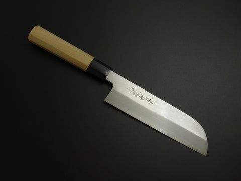 KICHIJI JOSAKU KAMAGATA USUBA 180MM MAGNOLIA WOOD OCTAGONAL HANDLE