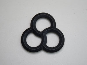 CAST IRON TRIVET/POT STAND (MITSUWA/3 RINGS)