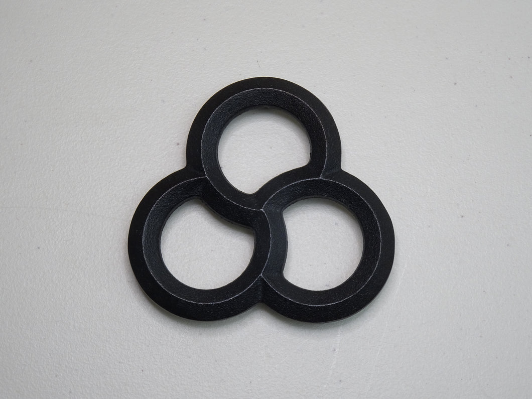 CAST IRON TRIVET/POT STAND (MITSUWA/3 RINGS)
