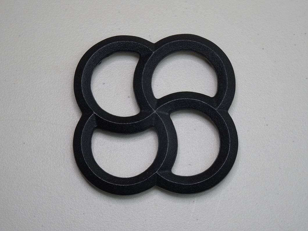 CAST IRON TRIVET/POT STAND (YOTSUWA/4 RINGS)