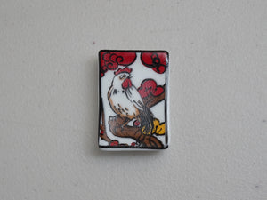 MINOYAKI HANAFUDA-STYLE ZODIAC CHOPSTICKS REST