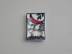 MINOYAKI HANAFUDA-STYLE ZODIAC CHOPSTICKS REST