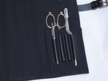 Load image into Gallery viewer, COMO+KATABA HANDMADE HIGH QUALITY CANVAS KNIFE ROLL WITH SINGLE LEATHER FITTINGS*

