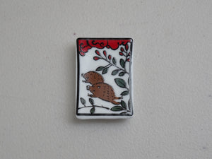 MINOYAKI HANAFUDA-STYLE ZODIAC CHOPSTICKS REST