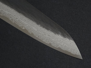 NIGARA VGXEOS KUROUCHI DAMASCUS GYUTO 210MM OCTAGONAL EBONY HANDLE