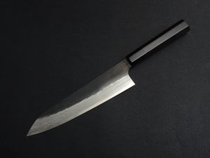 NIGARA VGXEOS KUROUCHI DAMASCUS GYUTO 210MM OCTAGONAL EBONY HANDLE