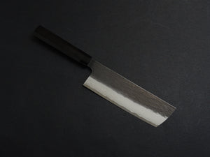 NIGARA VGXEOS KUROUCHI DAMASCUS NAKIRI 165MM OCTAGONAL EBONY HANDLE