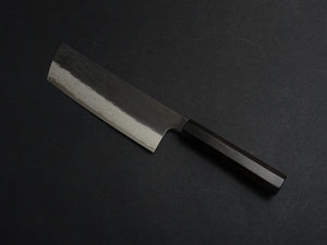 NIGARA VGXEOS KUROUCHI DAMASCUS NAKIRI 165MM OCTAGONAL EBONY HANDLE