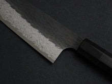 Load image into Gallery viewer, NIGARA VGXEOS KUROUCHI DAMASCUS SANTOKU 170MM OCTAGONAL EBONY HANDLE
