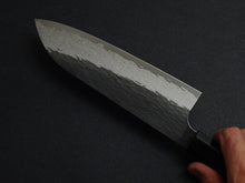 Load image into Gallery viewer, NIGARA VGXEOS KUROUCHI DAMASCUS SANTOKU 170MM OCTAGONAL EBONY HANDLE
