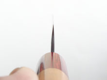 Load image into Gallery viewer, KICHIJI AOGAMI SUPER STAINLESS CLAD HAMMERED MIGAKI PETTY 135MM CHERRY WOOD HANDLE
