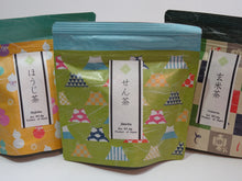 Load image into Gallery viewer, HAMASAEN JAPANESE TEA LEAF 40G (GENMAICHA/SENCHA/HOJICHA)
