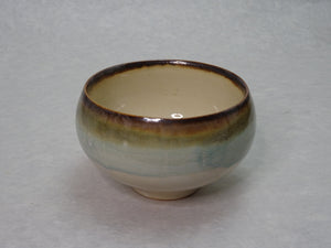 MINOYAKI SALIU X KOUZANGAMA SAZANAMI MATCHA BOWL (BLUE)