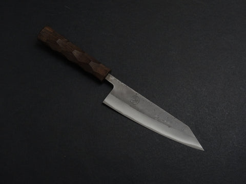 KICHIJI x NAGURI SLD NASHIJI KIRITSUKE PETTY 150MM NAGURI CURVED WENGE WOOD HANDLE