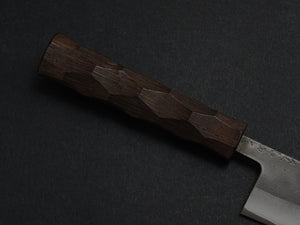 KICHIJI x NAGURI SLD NASHIJI KIRITSUKE PETTY 150MM NAGURI CURVED WENGE WOOD HANDLE
