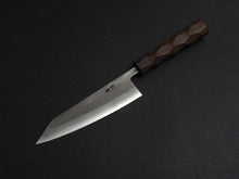Load image into Gallery viewer, KICHIJI x NAGURI SLD NASHIJI KIRITSUKE PETTY 150MM NAGURI CURVED WENGE WOOD HANDLE
