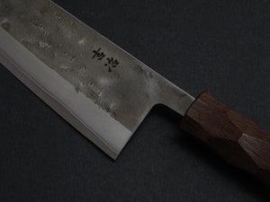 KICHIJI x NAGURI SLD NASHIJI BUNKA 170MM NAGURI CURVED WENGE WOOD HANDLE