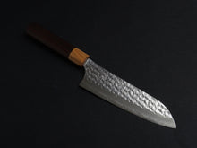 Load image into Gallery viewer, YU KUROSAKI SG2 SENKO SANTOKU ROSE WOOD HANDLE
