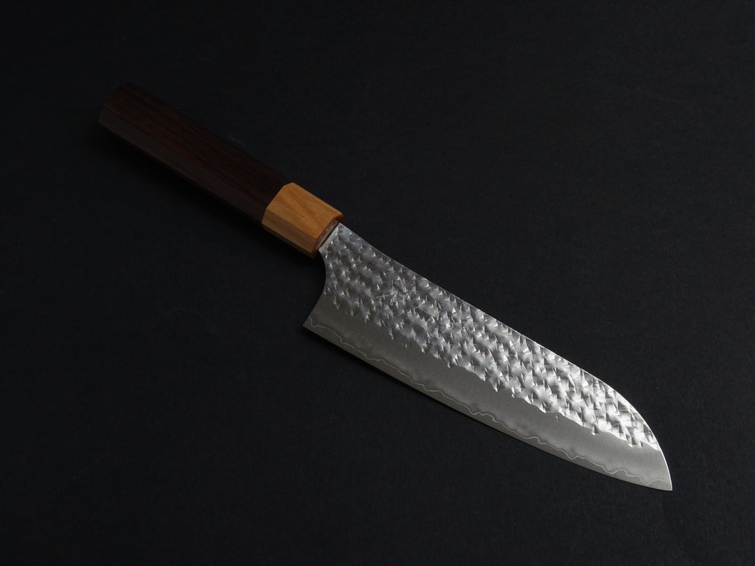 YU KUROSAKI SG2 SENKO SANTOKU ROSE WOOD HANDLE